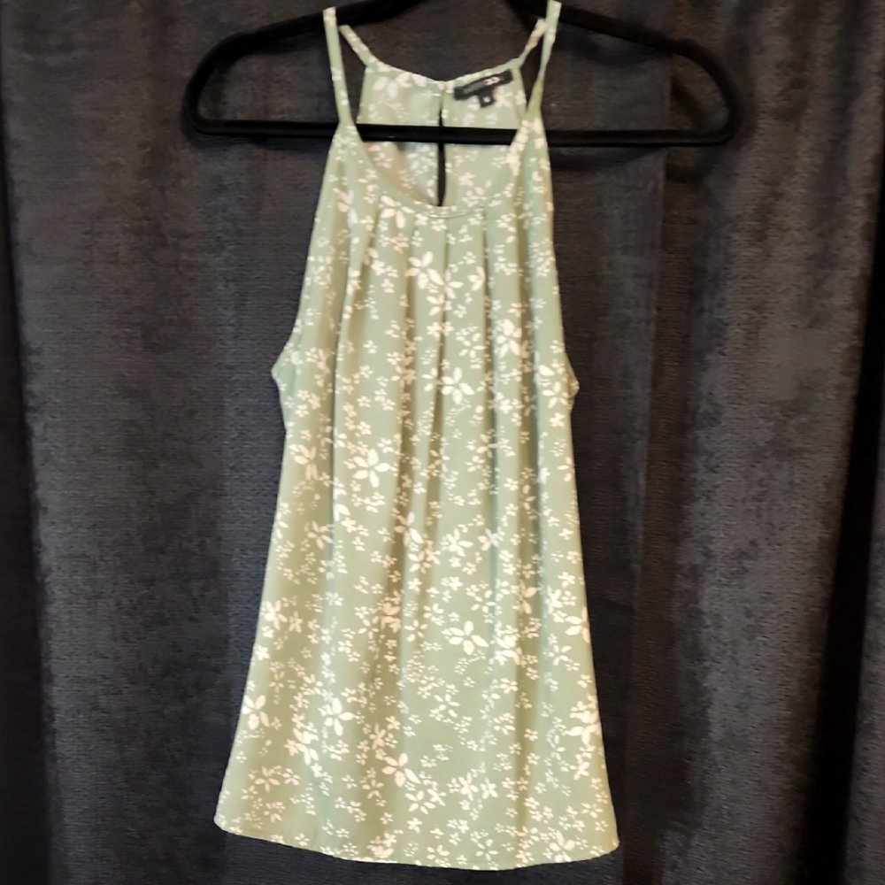 Floral Green Women's Top